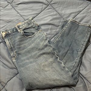 American Eagle Outfitters Light Blue Straight Leg Jeans